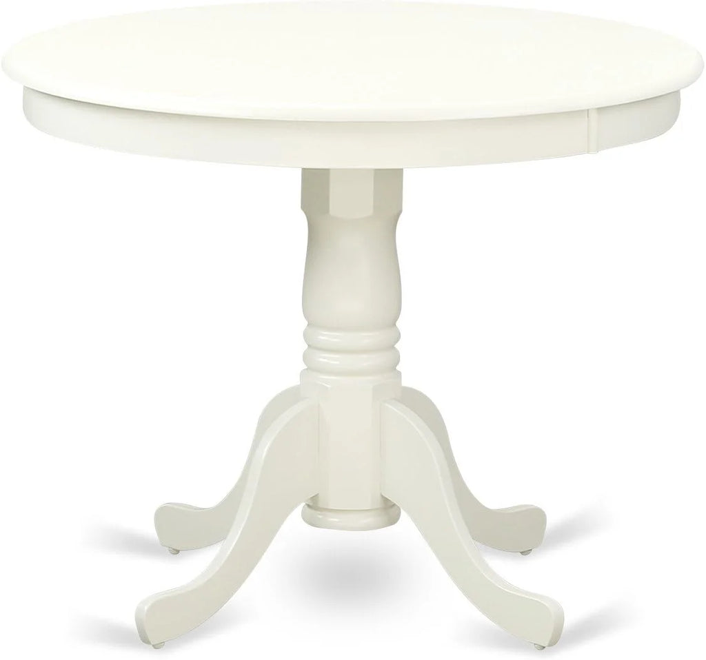 Antique 3 Piece Round Dining Table and 2 Chairs 36 Inch Q891