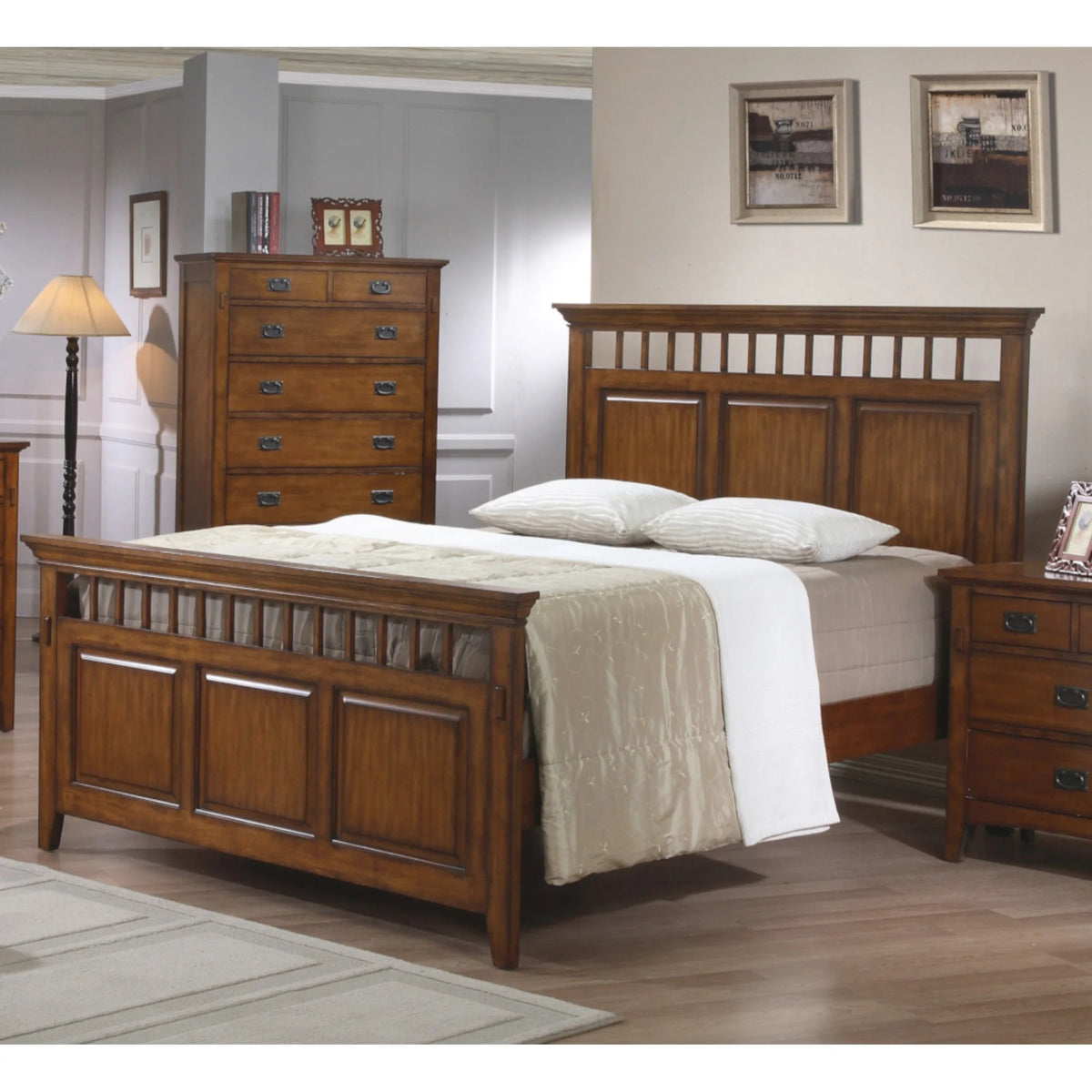 Queen Panel Bed K2893