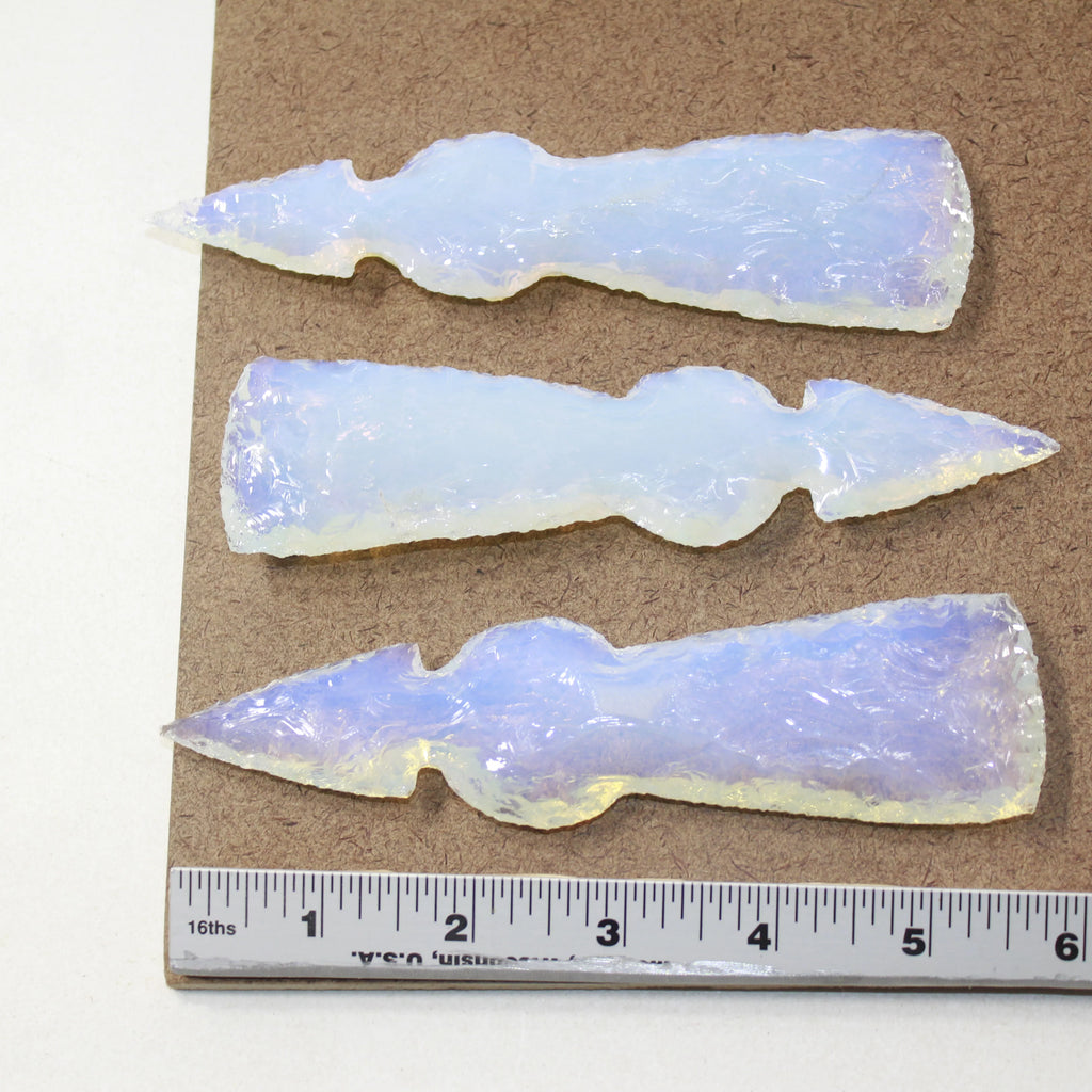 Opalite Ornamental Tomahawk Heads K73036