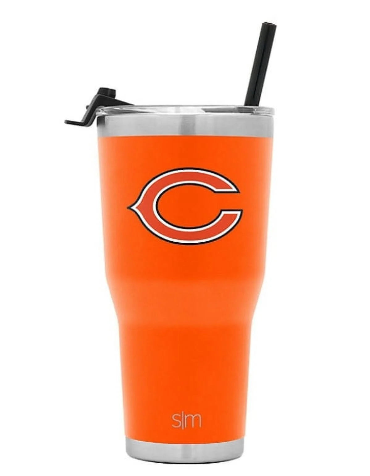 2-Pack Insulated Stainless Steel Tumbler with Flip Lid and Straw 30oz Z441208