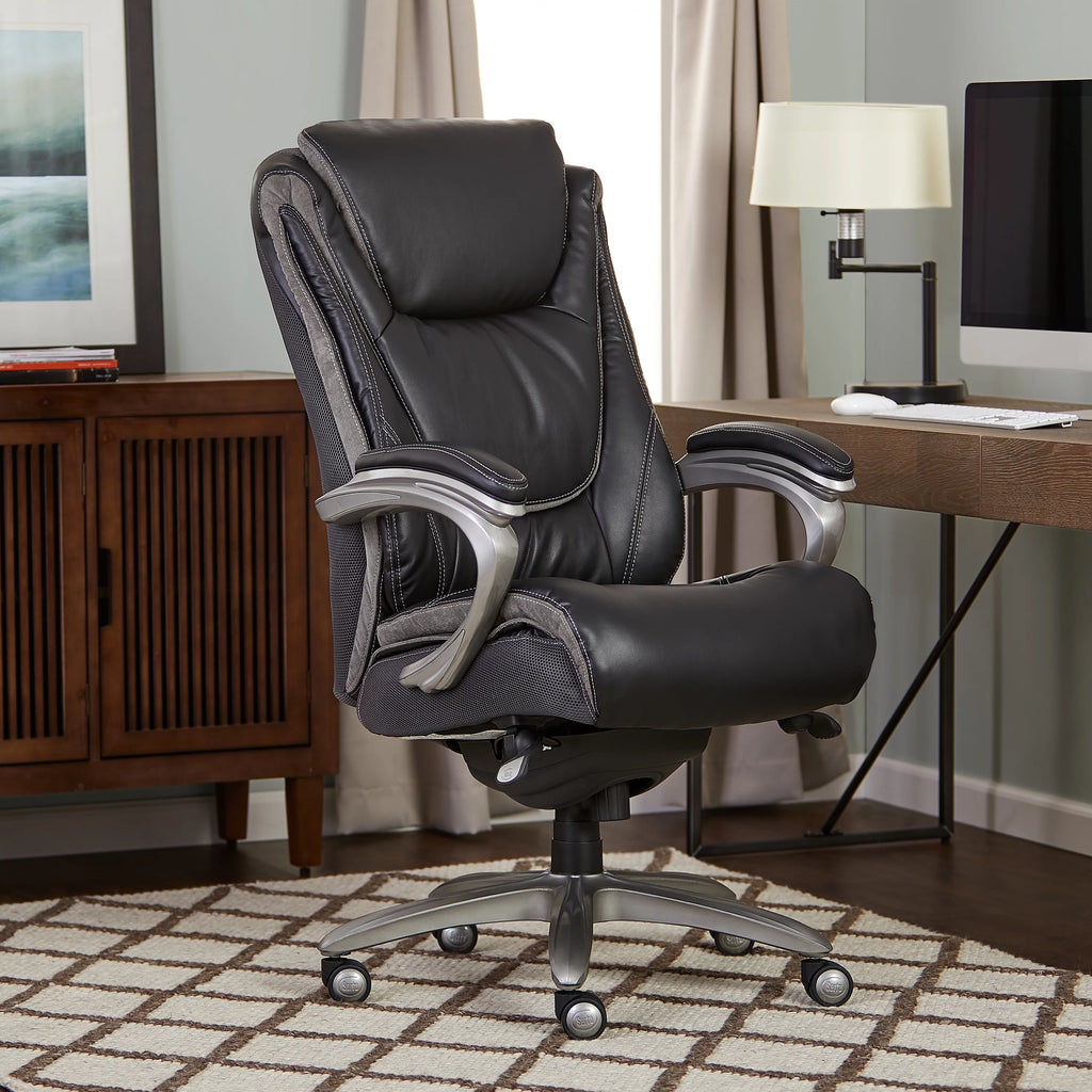 Black Bonded Leather Big & Tall Office Chair V59332