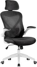 Office Chair with Headrest, Mesh Back, Armrests and Adjustable Seat with Wheels W949983