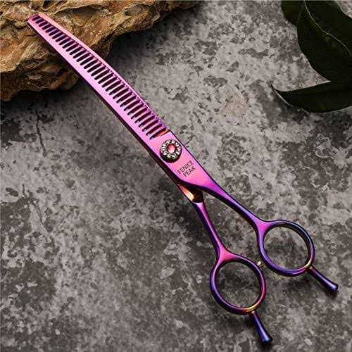 Curved Thinning Pet Grooming Scissors 440C Steel M360943