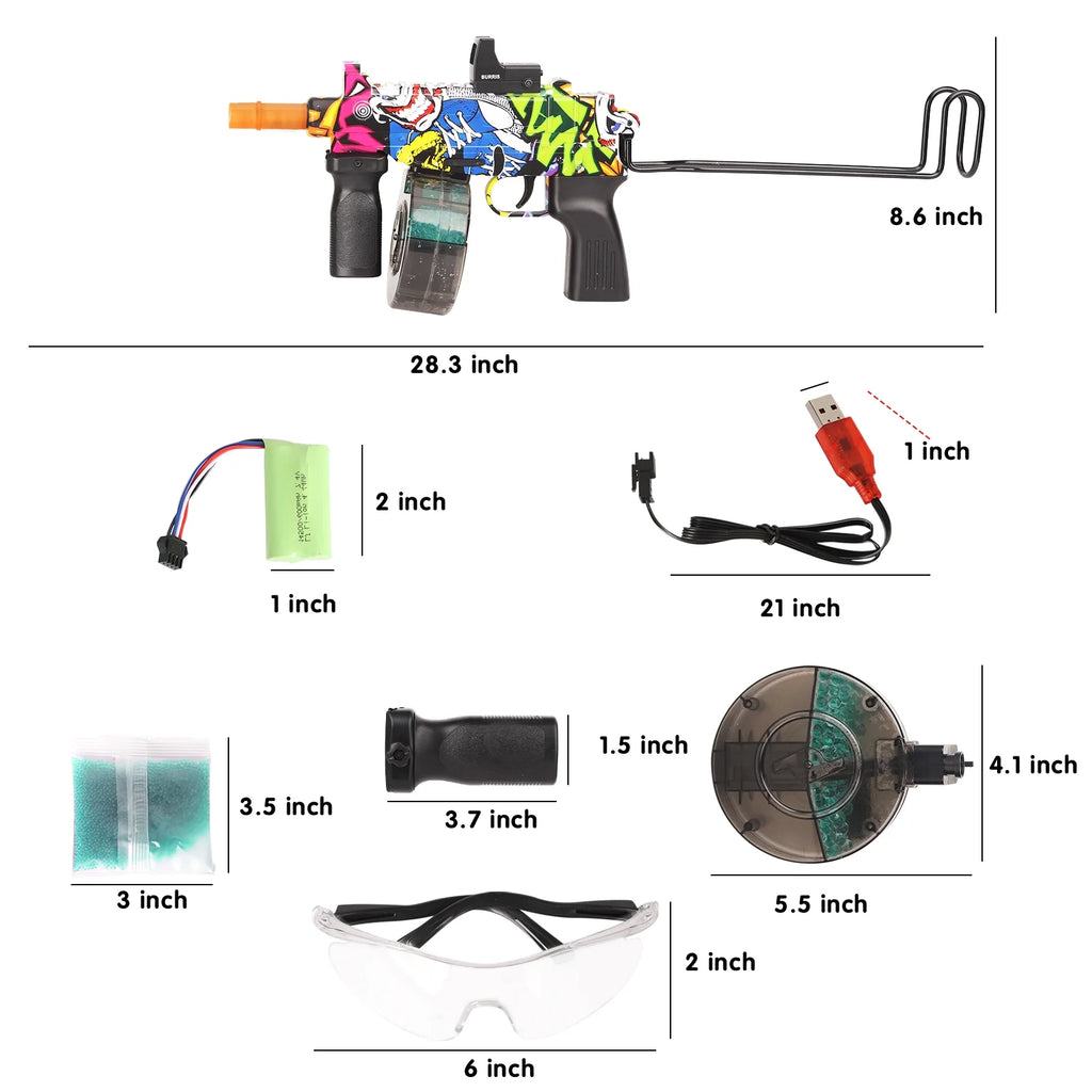 Gel Ball Blaster with 15,000 Water Beads E380814