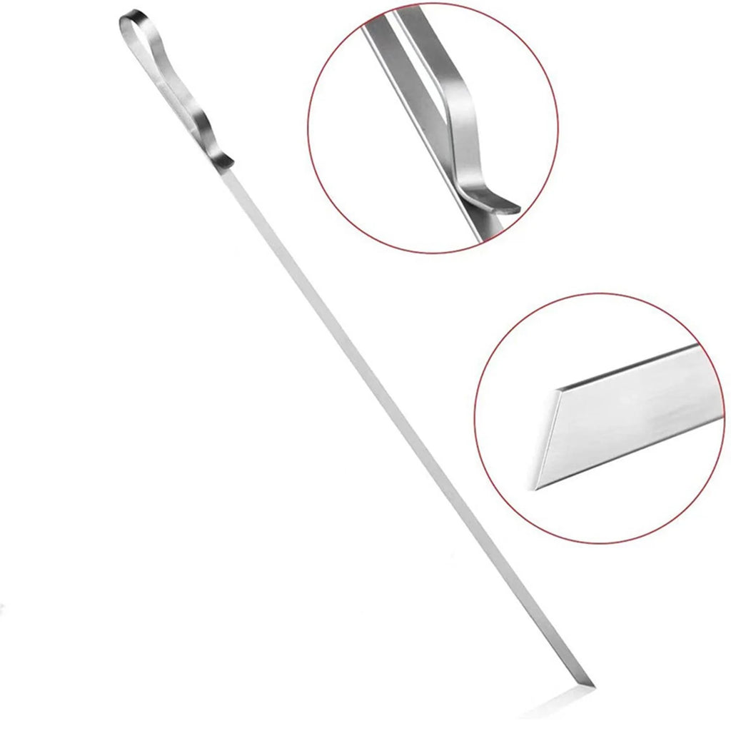 10 Pieces Barbecue Skewer Fork with Cloth Bag N184962