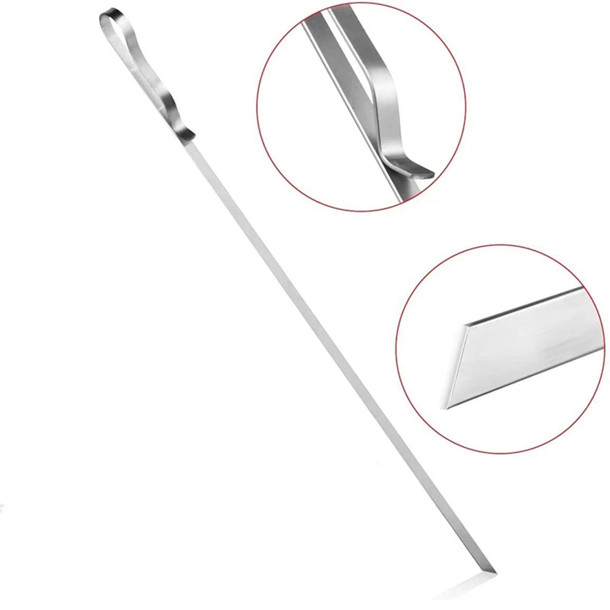 10 Pieces Barbecue Skewer Fork with Cloth Bag N184962