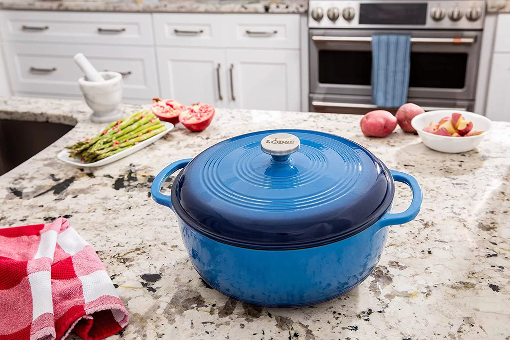7.5 Quart Enameled Cast Iron Dutch Oven with Lid J284