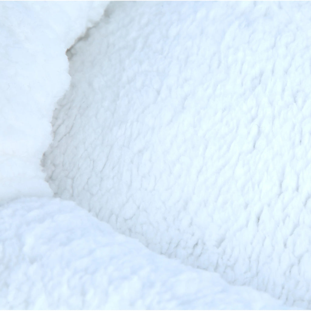 Ultra-Soft Fleece Dog & Cat Bed, Small, Brown G8356