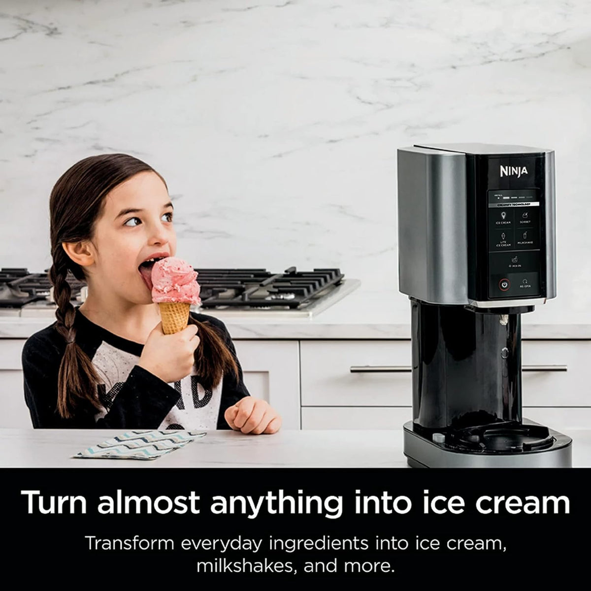 Ice Cream Maker with 2 Pint Containers U709812