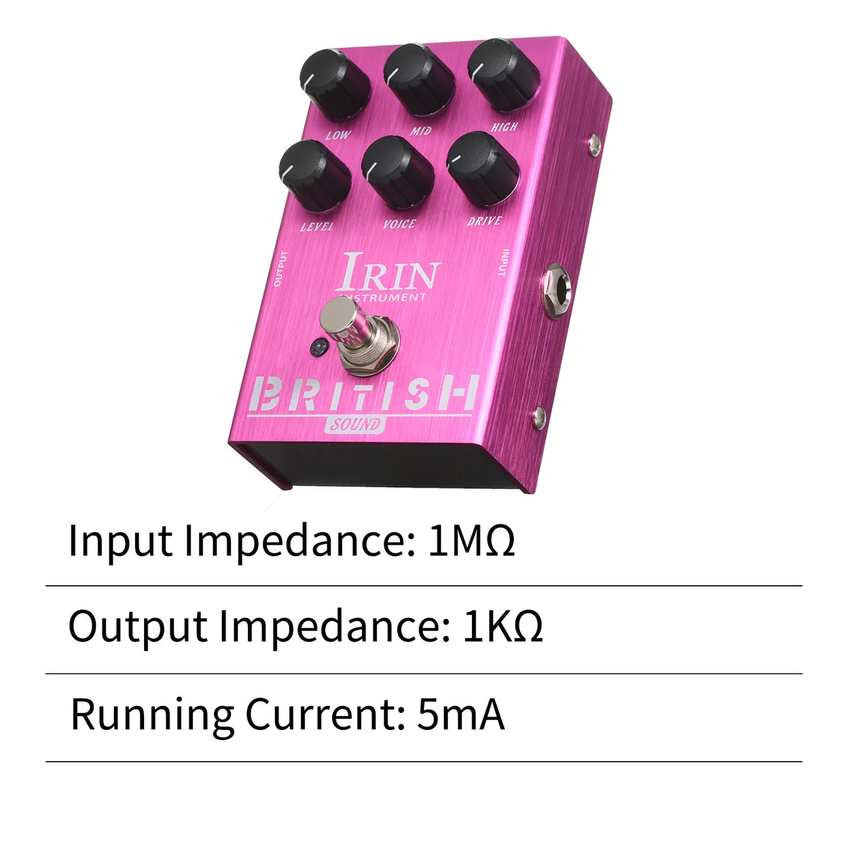 Guitar Effect Pedal Speaker Simulator Purple H30987