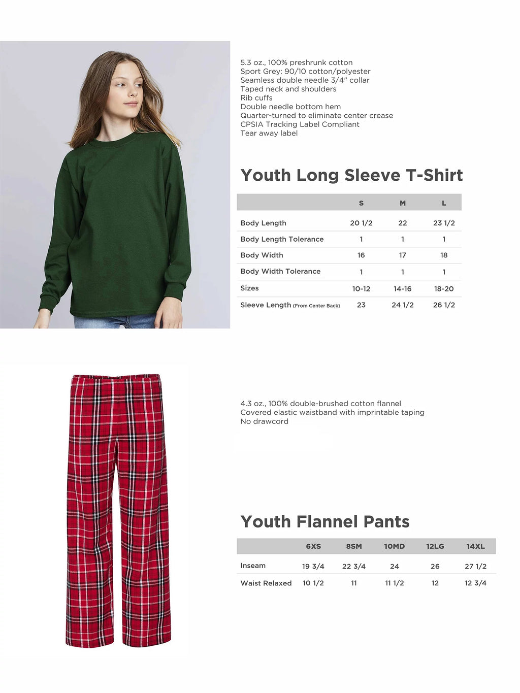 Matching Christmas Pajamas for Family T1229