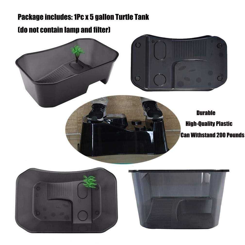 Turtle Tank Aquarium with Platform Plants T4912