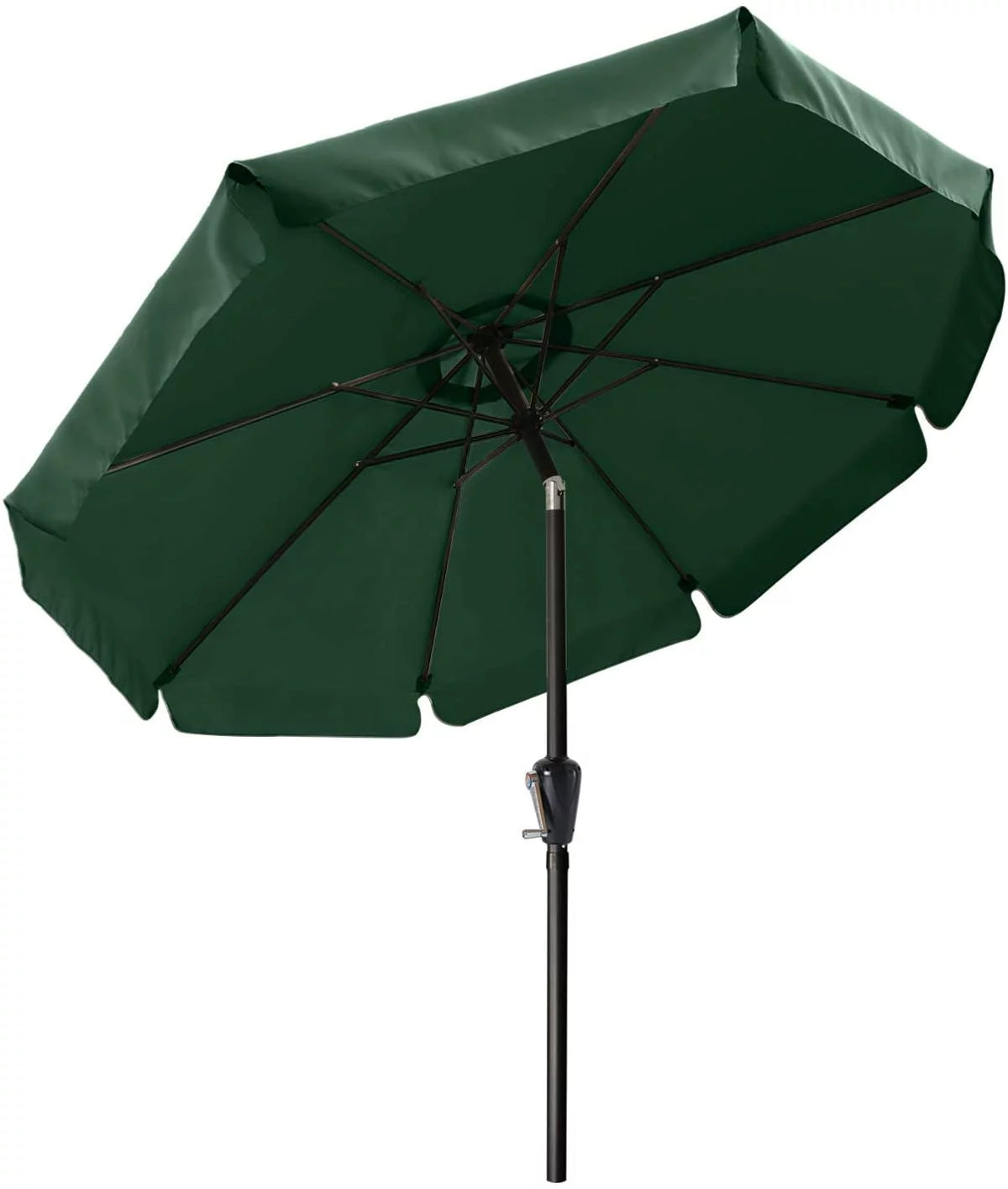 Green Round Table and Patio Umbrella O745