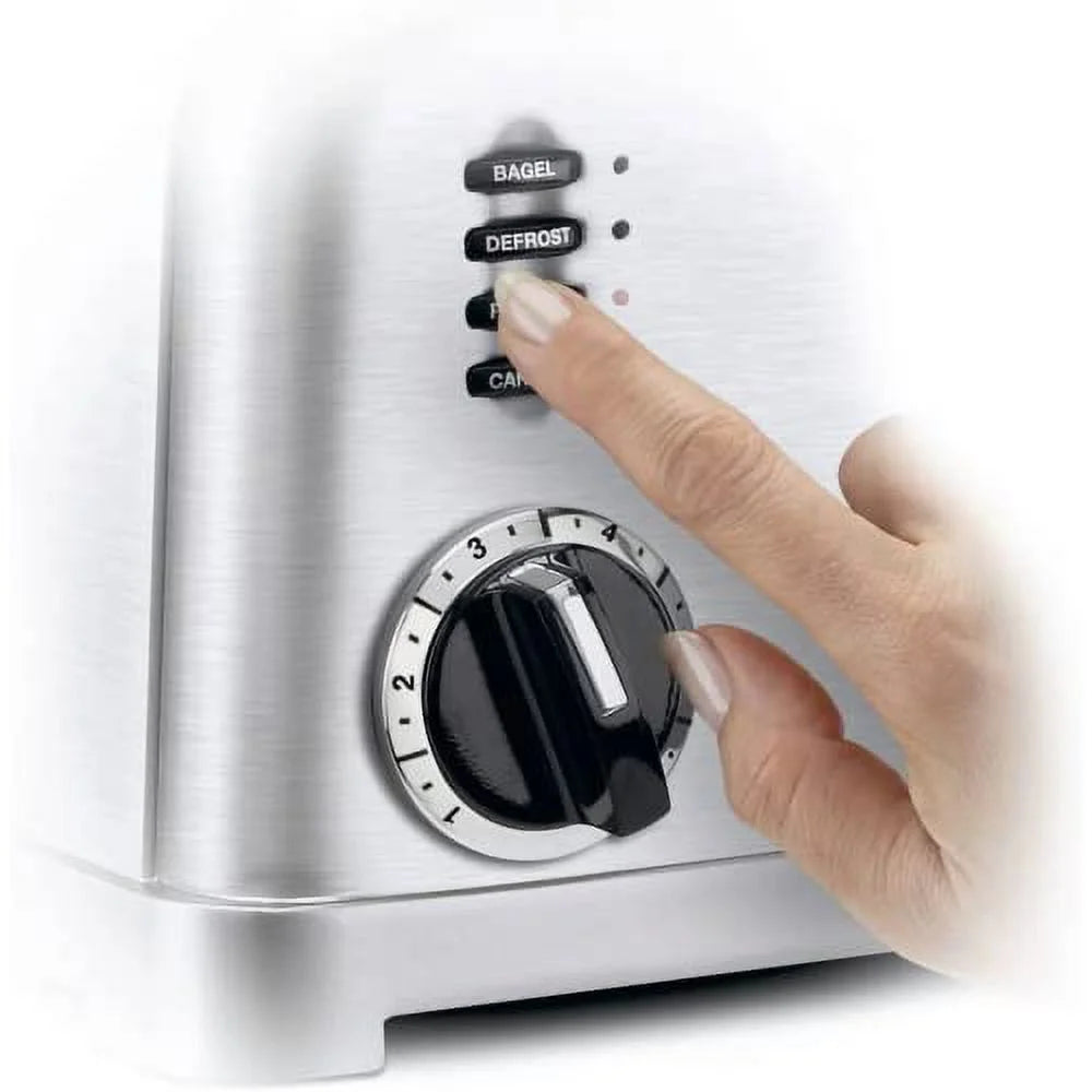 2-Slice Metal Toaster V453