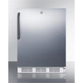 Freestanding ADA Compliant Refrigerator-Freezer, White Cabinet G4327