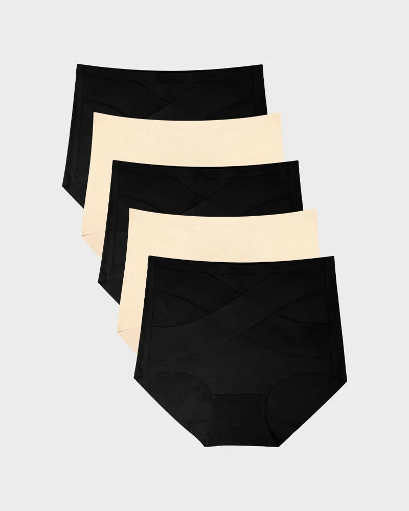 High-Waist Tummy Control Panties 5 Pack H86057