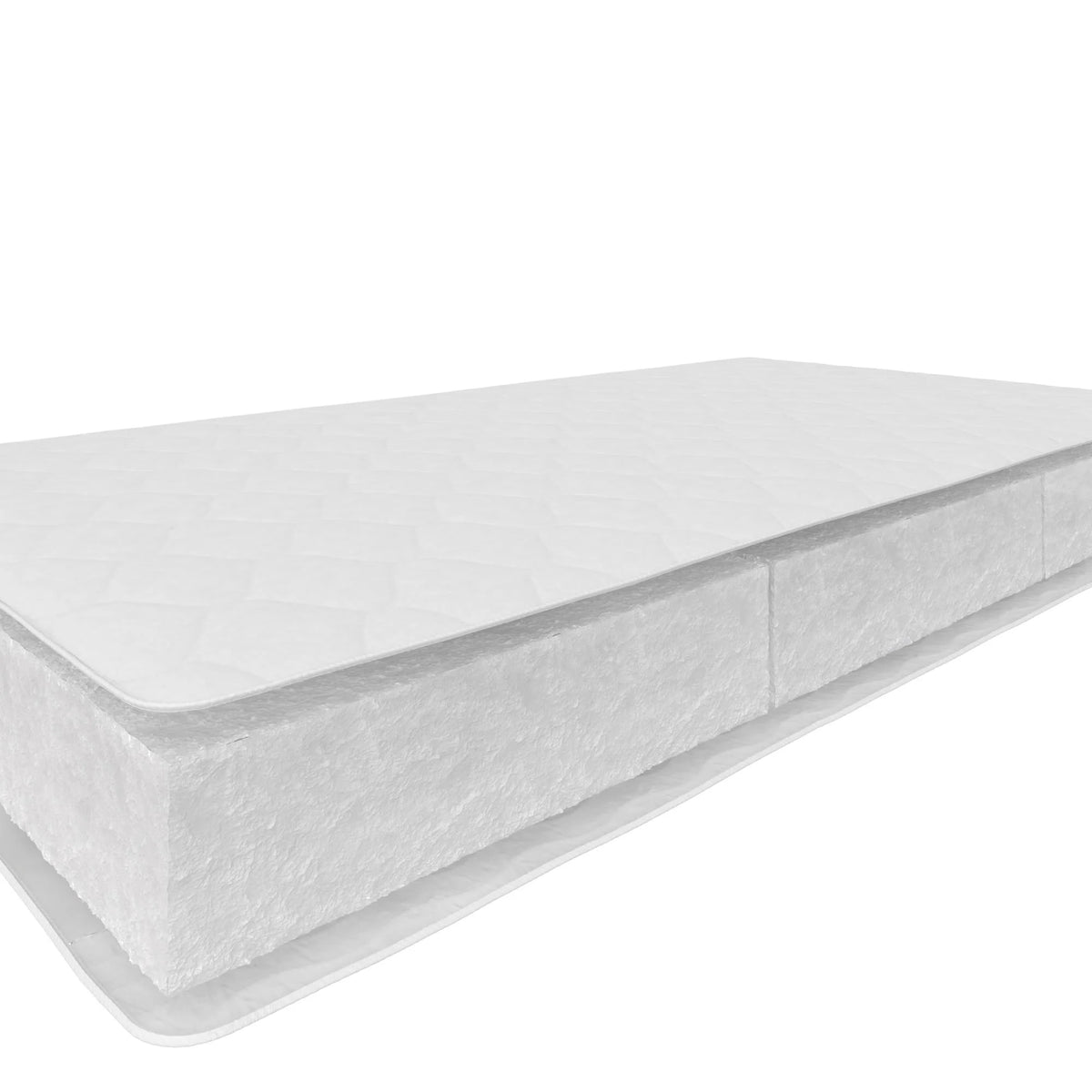 6 Inch Polyester Fill Mattress, Twin Size N7211