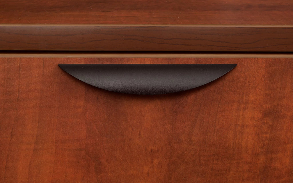 71" Double Pedestal Right Corner Credenza T359930