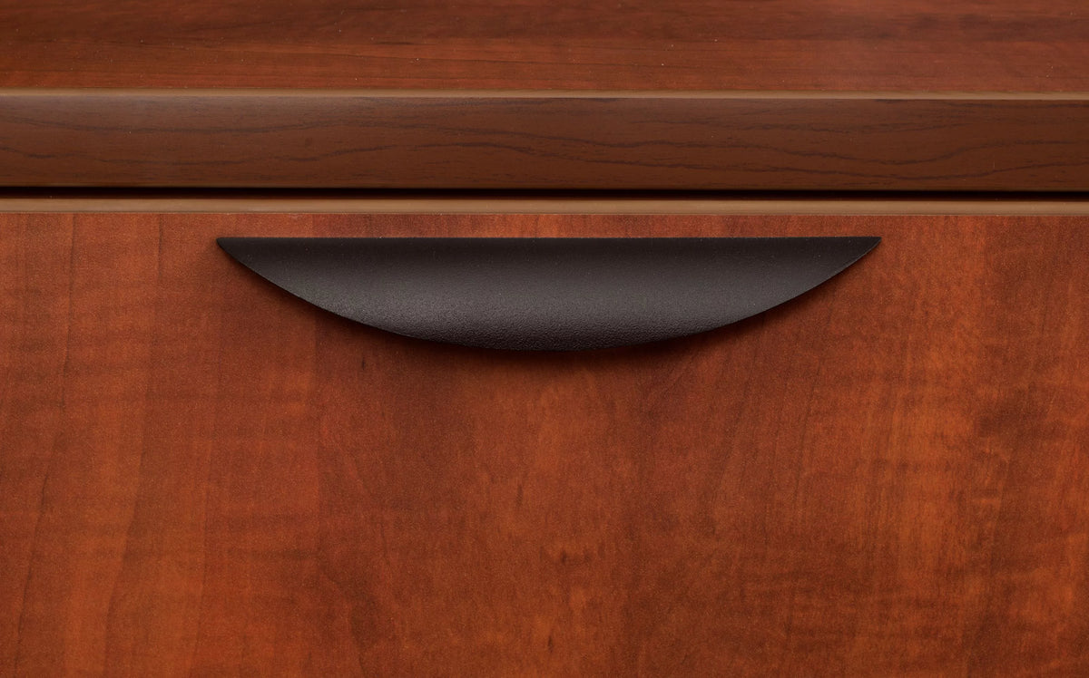 71" Double Pedestal Right Corner Credenza T359930