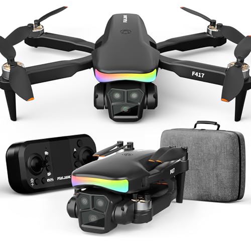 Black 1080P Camera Mini RC Quadcopter Drone with Carry Case K16296