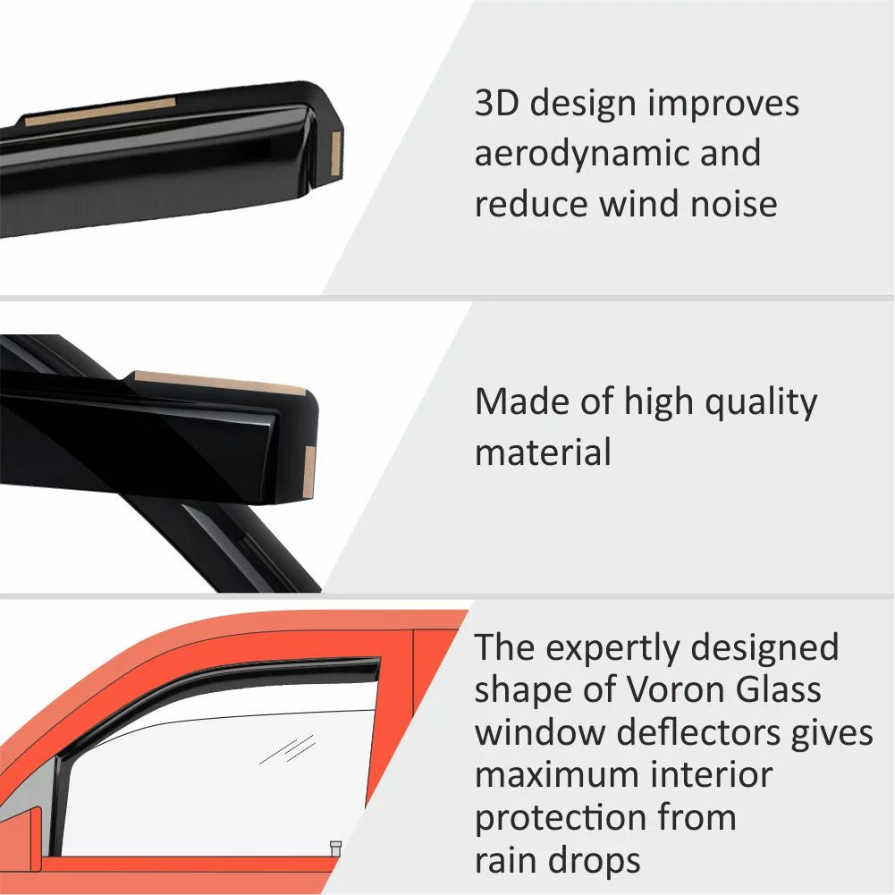 Window Deflectors 4 Pieces G96299