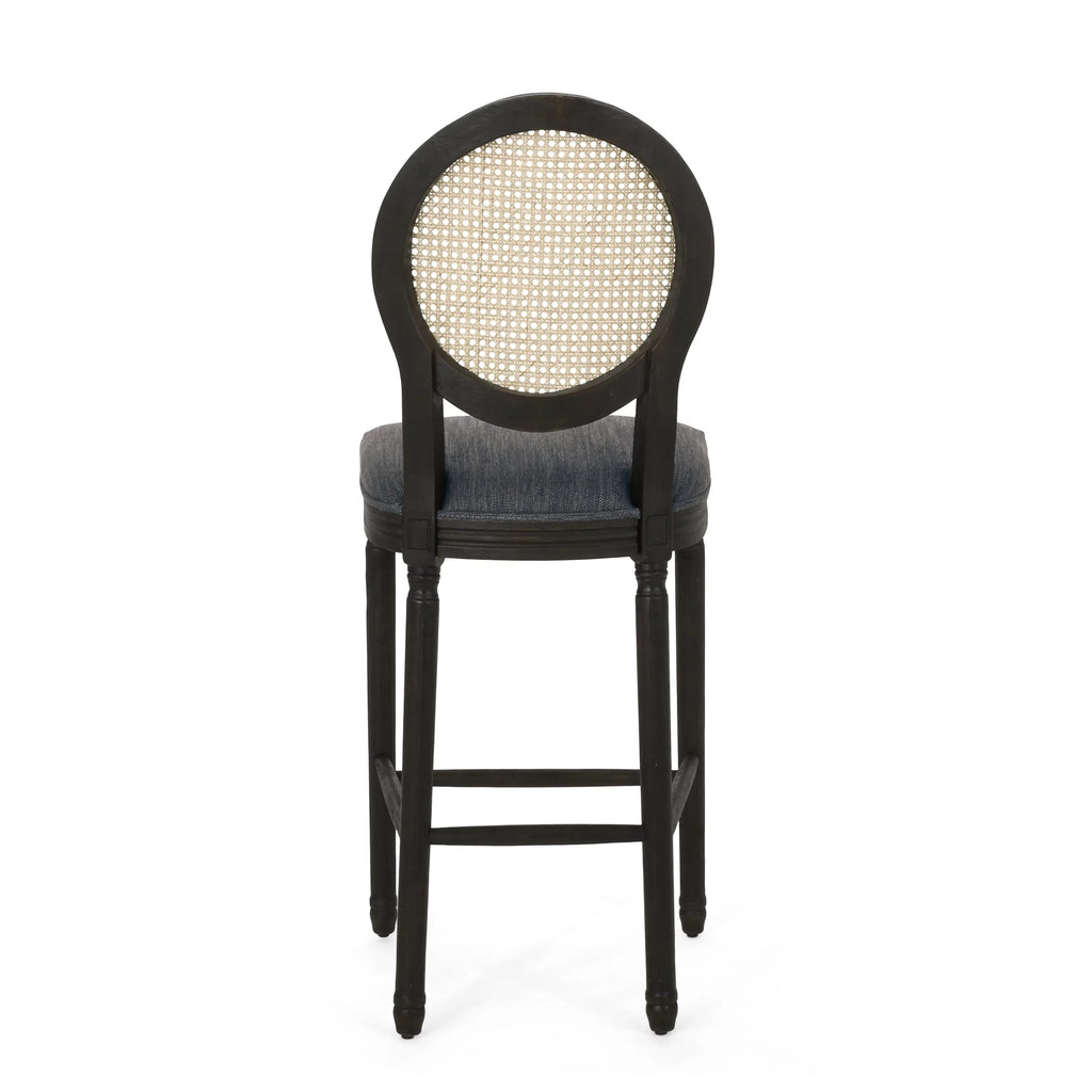 Upholstered Wood Barstools Set of 2 K5107