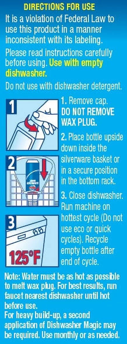 Dishwasher Cleaner and Disinfectant 2-Pack Q71218