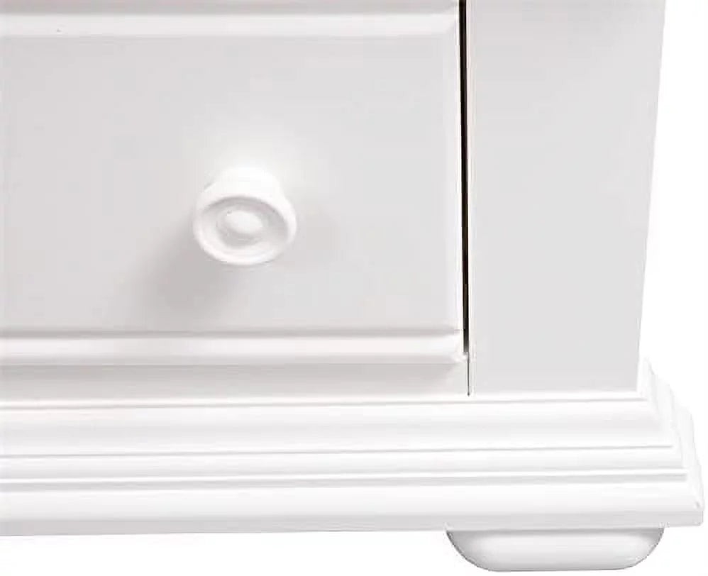 King Storage Bed in Oyster White K920138