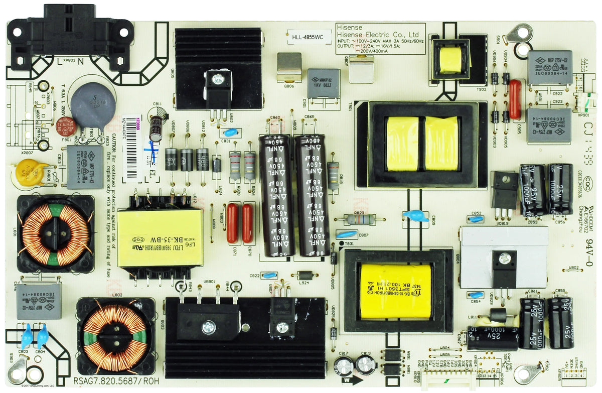 Power Supply / LED Board D8726