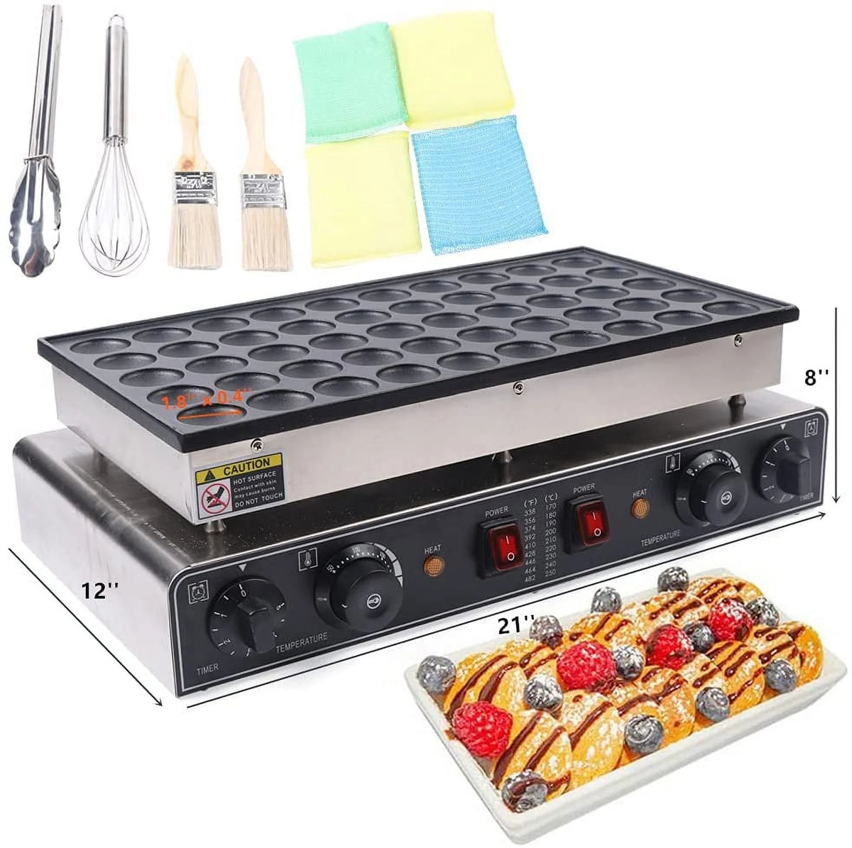 Nonstick Electric Mini Pancake Maker V341527