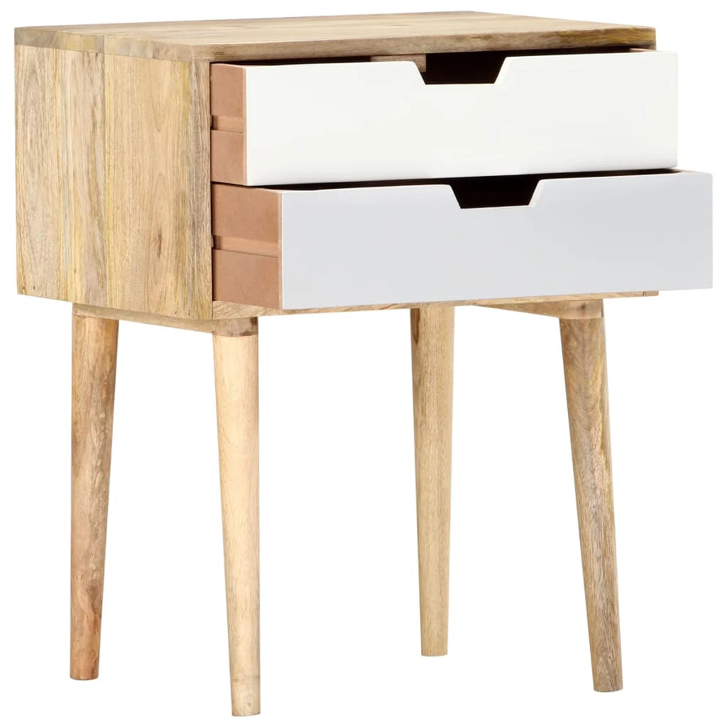 Solid Mango Wood Bedside Cabinet X35239