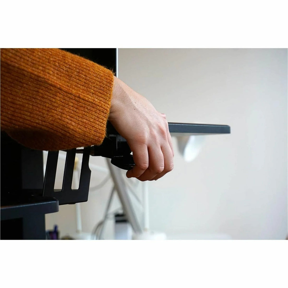 Adjustable Standing Desk with Keyboard Tray B623698