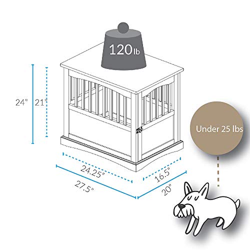 Wooden Medium Pet Crate End Table T797