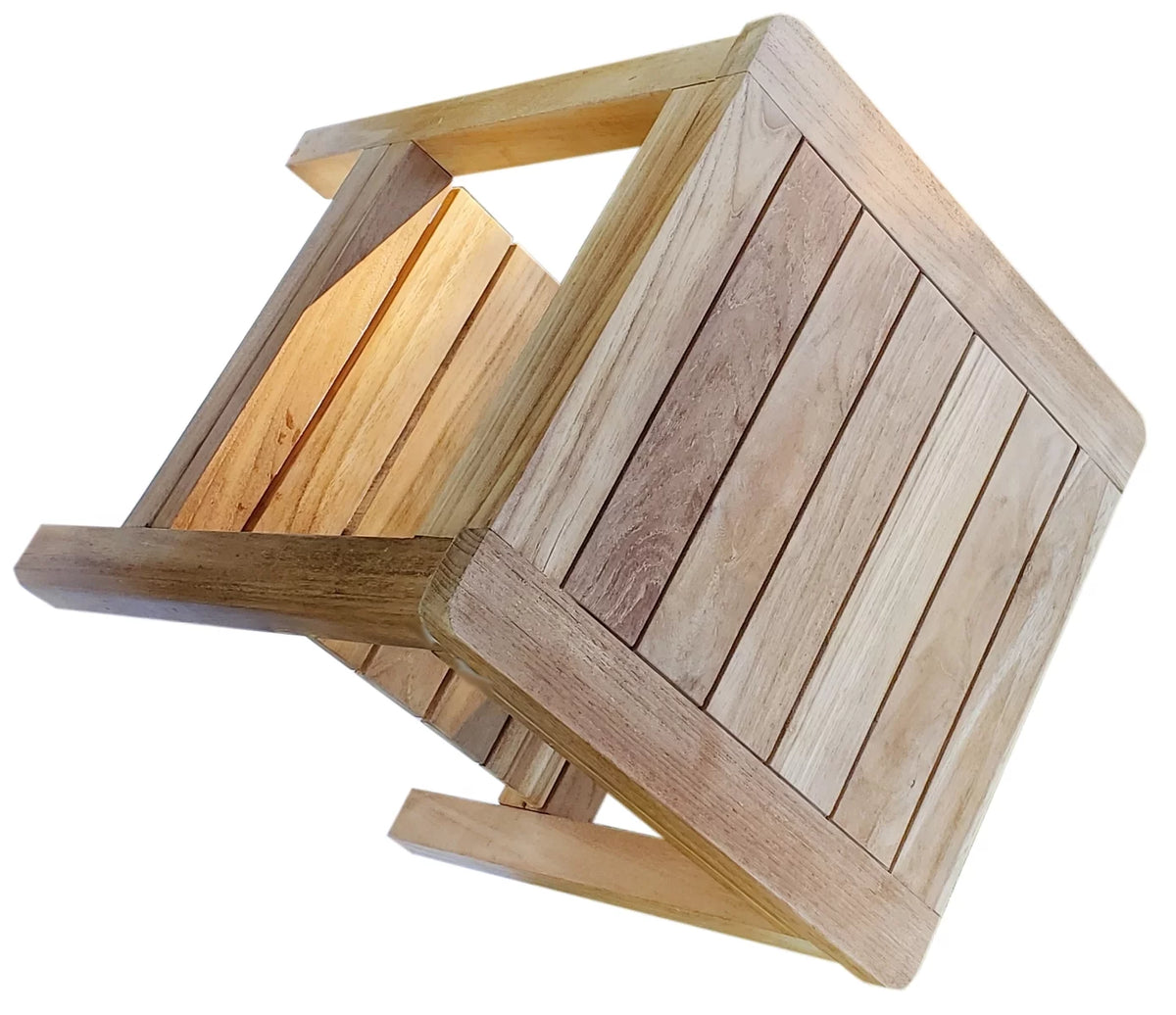 Teak Wood Shower Seat Outdoor Bench T417447