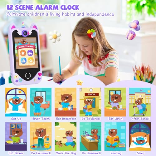 Kids Smart Phone Toy with Touchscreen, Dual Cameras, Mp3 Player, 32 GB Card K162062