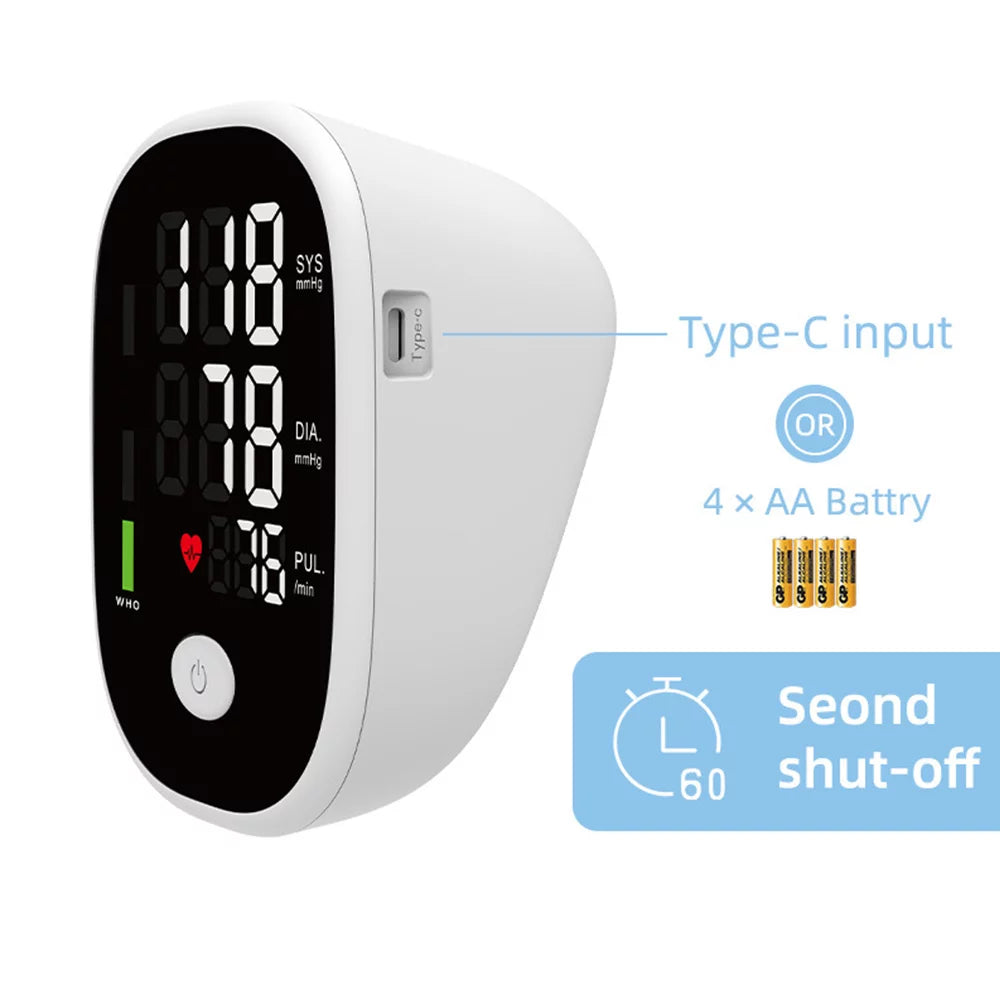 Automatic Digital Blood Pressure Monitor with Adjustable Cuff F78975
