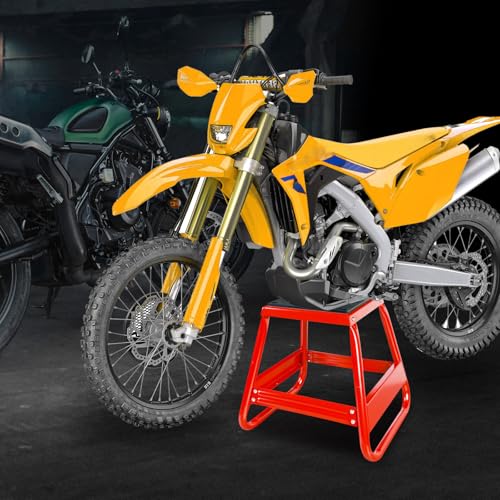 Motorcycle Stand Lift Dirt Bike Stand, Universal Panel Dirtbike Stand Jack Fit for Yamaha Honda Kawasaki, 1000LBS Capacity Removable Maintenance Motocross Stand Red

Motorcycle Dirt Bike Stand 1000LBS Capacity Red U89767