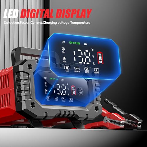 20Amp 12V/24V Smart Automatic Battery Charger X253176