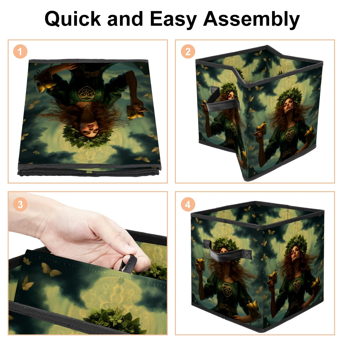 Foldable Fabric Storage Bins Q44004