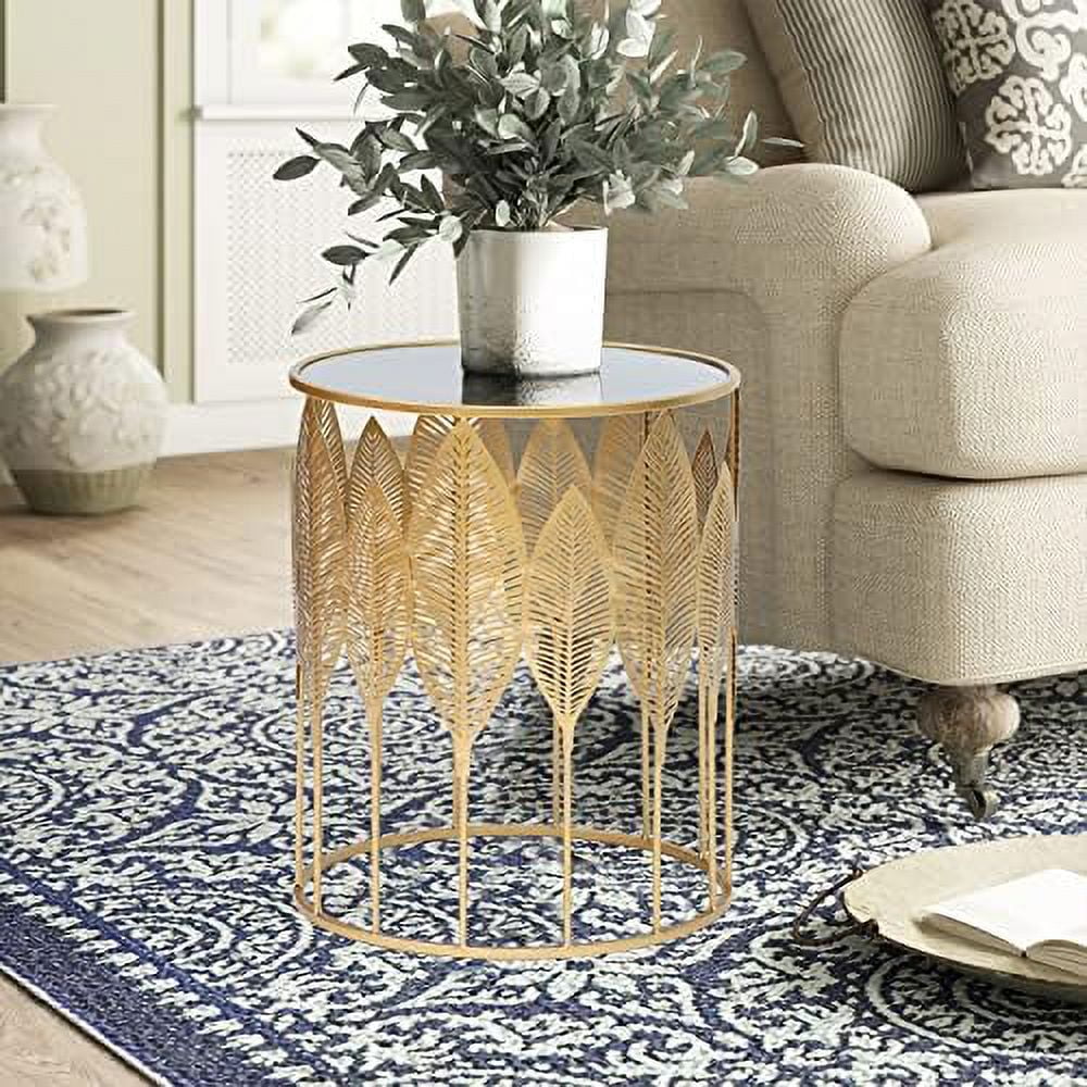 Gold Accent Metal Nesting Side Tables R188