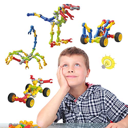 170 Pcs Building Blocks STEM Toys with Toy Box Storage H471