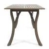 Acacia Wood Rectangular Dining Table Q4385
