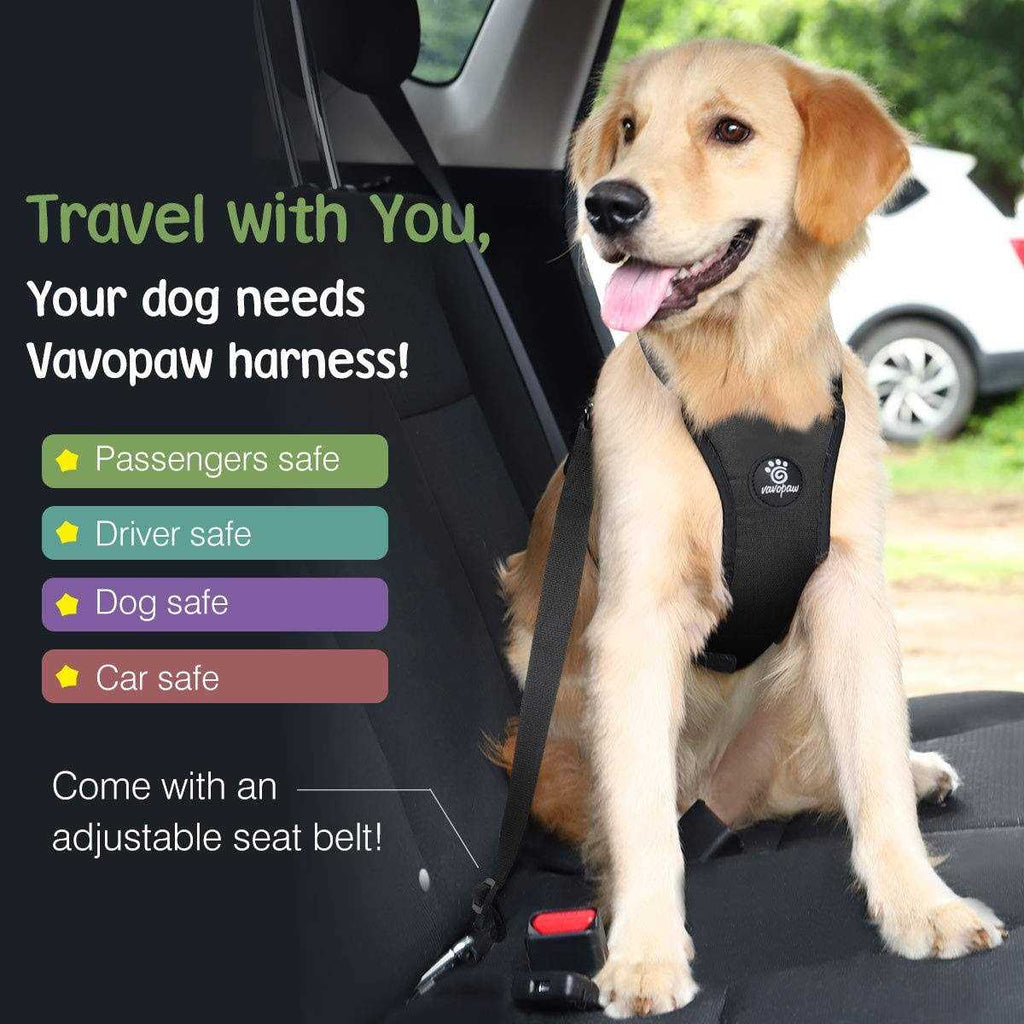 Adjustable Padded Mesh Dog Safety Vest Harness S62633