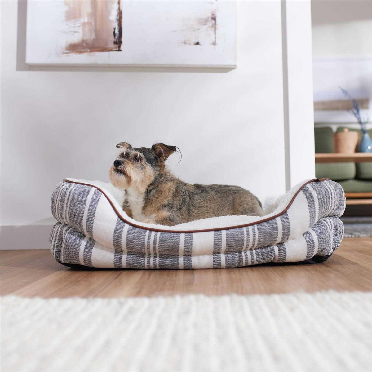 Farmhouse Double Bolster Dog & Cat Cuddler T130