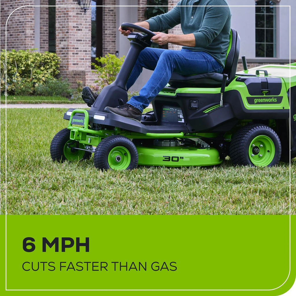 60V 30” Riding Lawn Tractor with Batteries & Charger H699