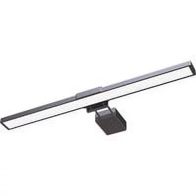 LED Monitor Lamp with Built-in Clip, Dimmable, Automatic Off Timer - Black O7479
