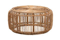 Natural Brown Antique Rattan Coffee Table Z932