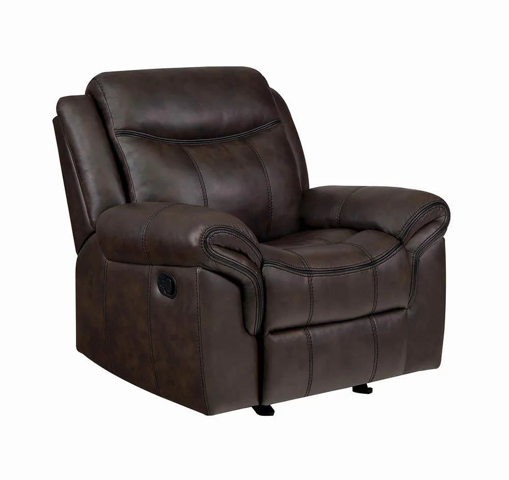 Cocoa Plush Glider Recliner P898335