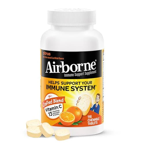 1000mg Vitamin C Chewable Tablets with Zinc, 116 Count E35034