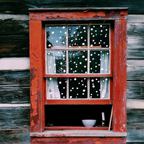 120pcs Snowflake Window Film Sticker No Glue Reusable Static Cling K8974